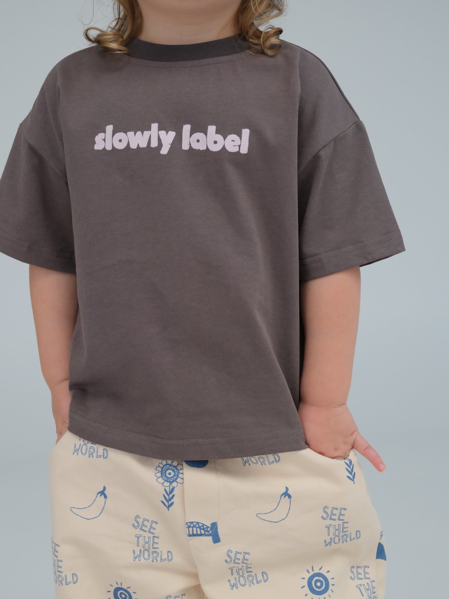 See The World Tee - Charcoal (Restock coming soon)