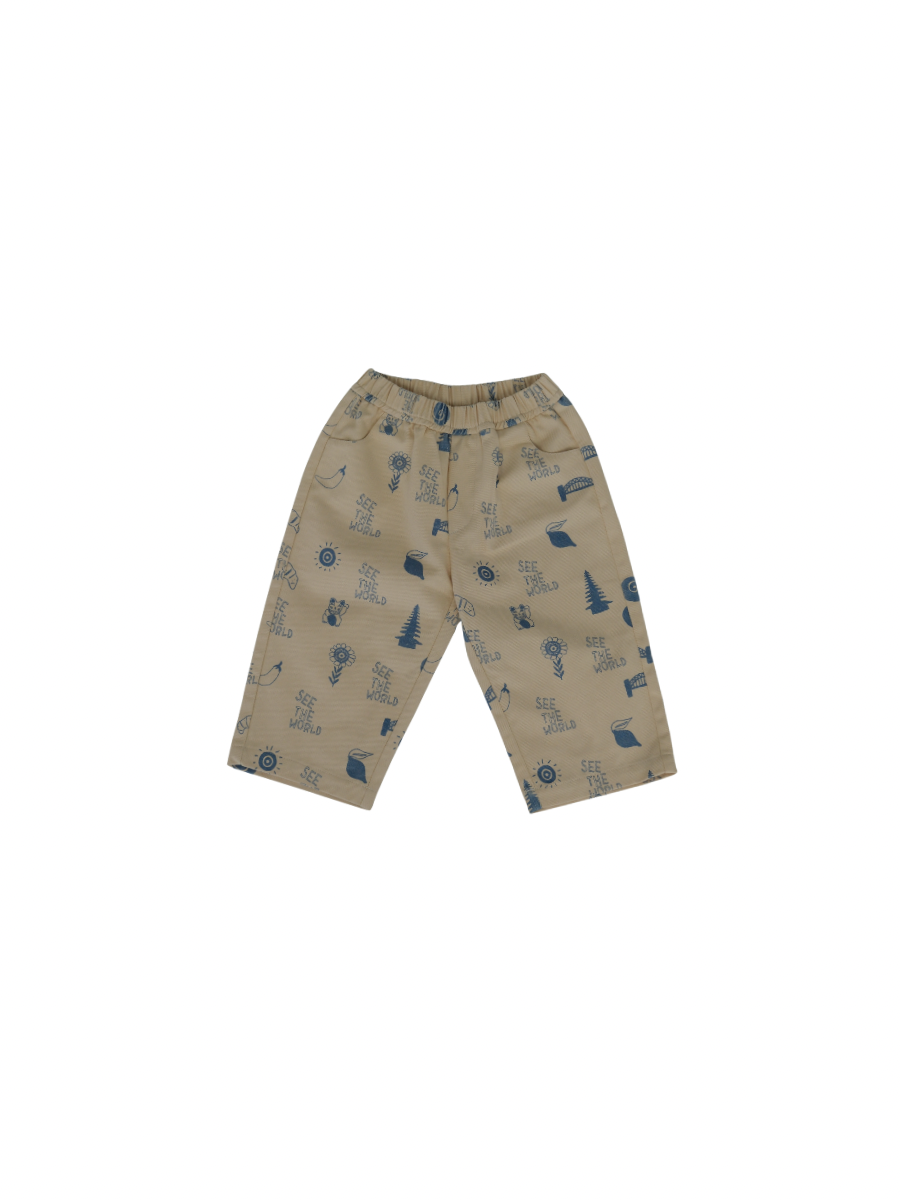 Soll Pant - See The World Print