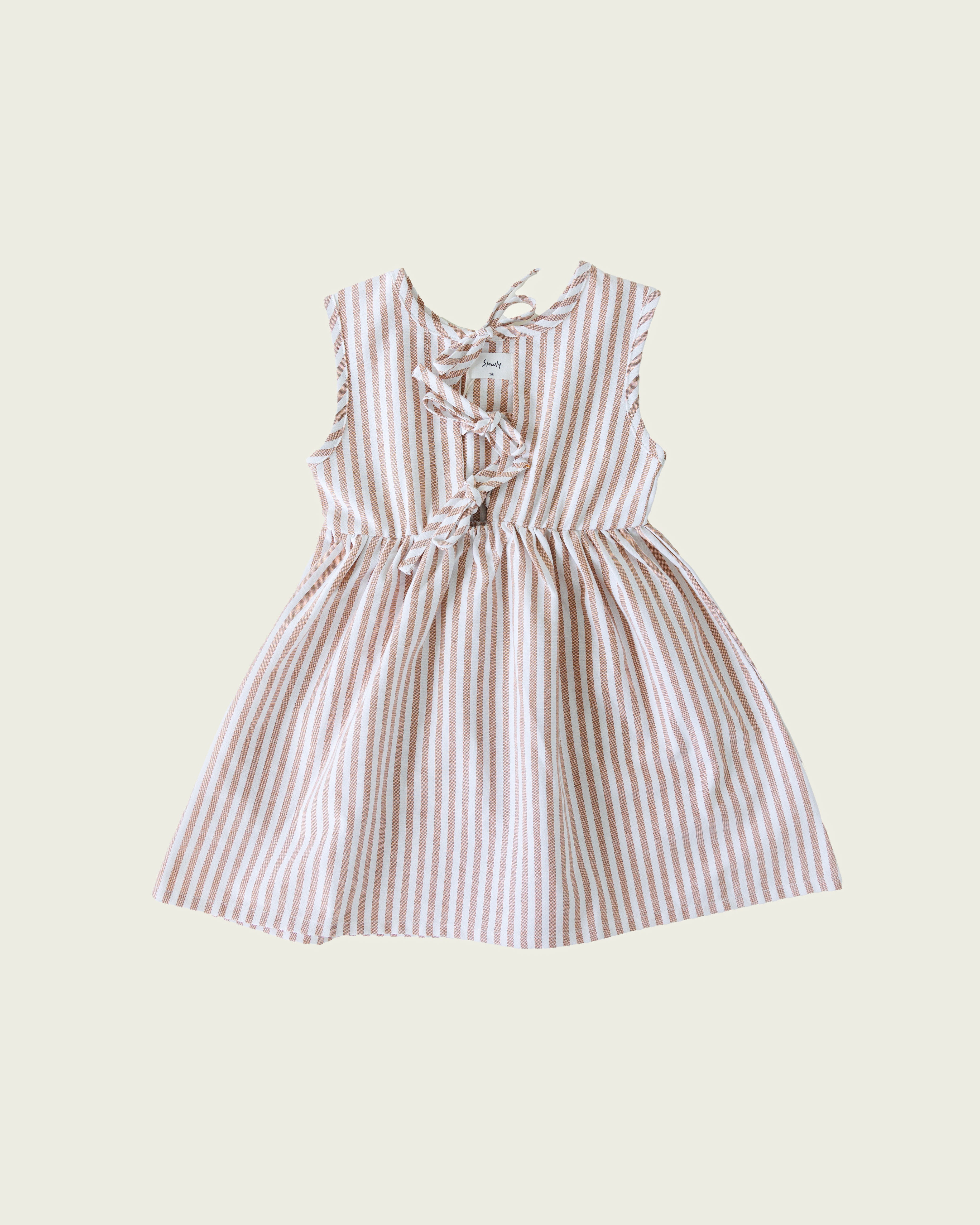 Ziggy Dress - Sand Stripe