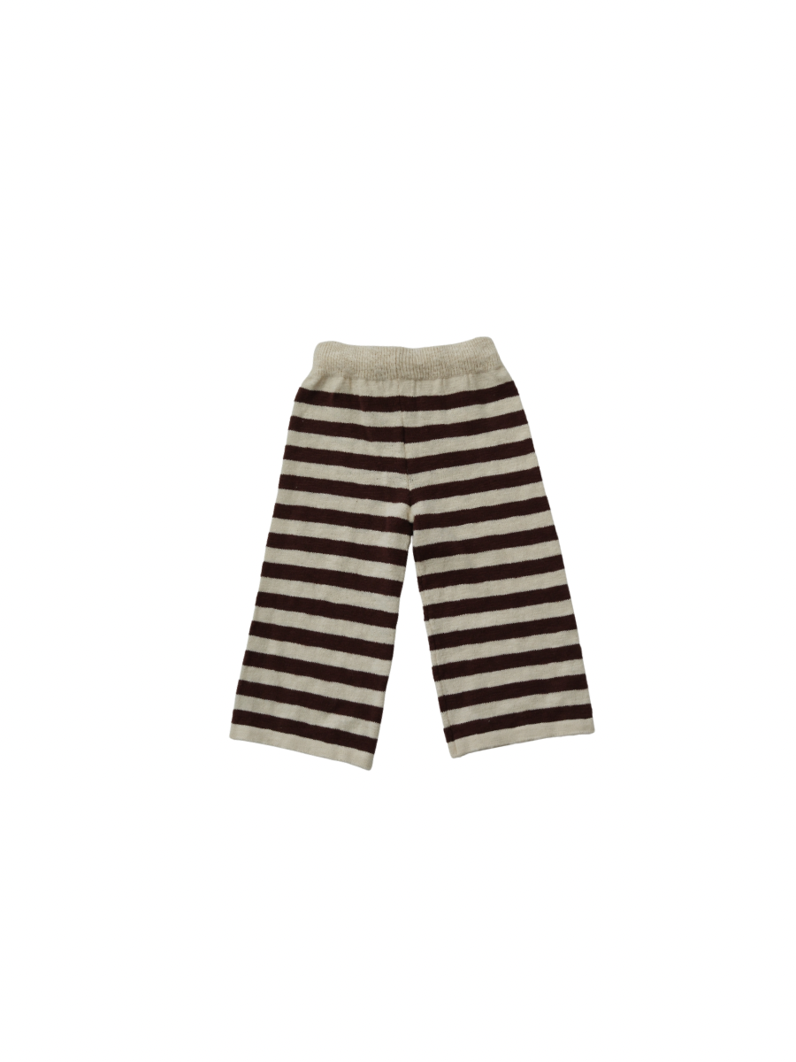 Striped pants on a white background