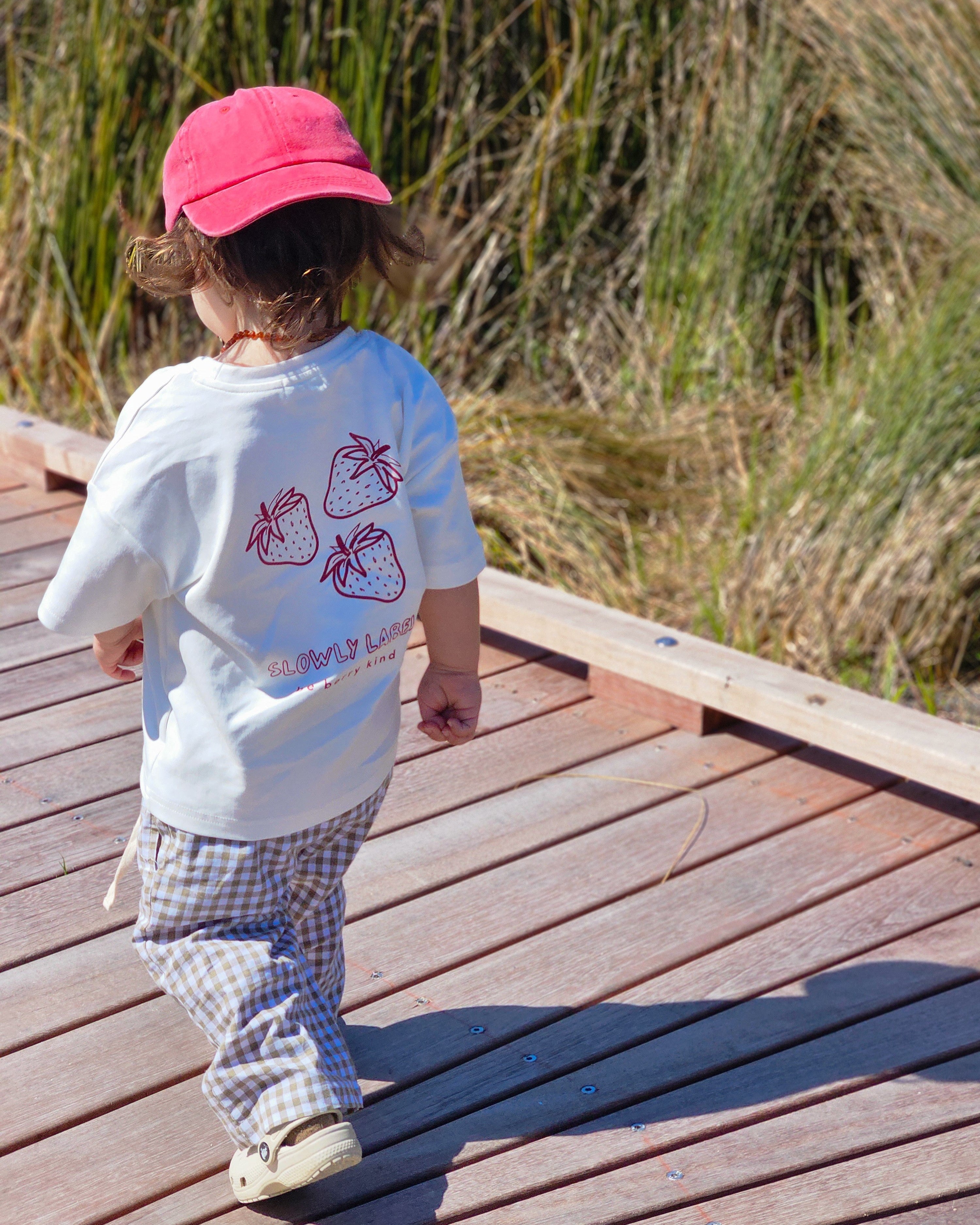 Berry Kind Tee - Strawberry