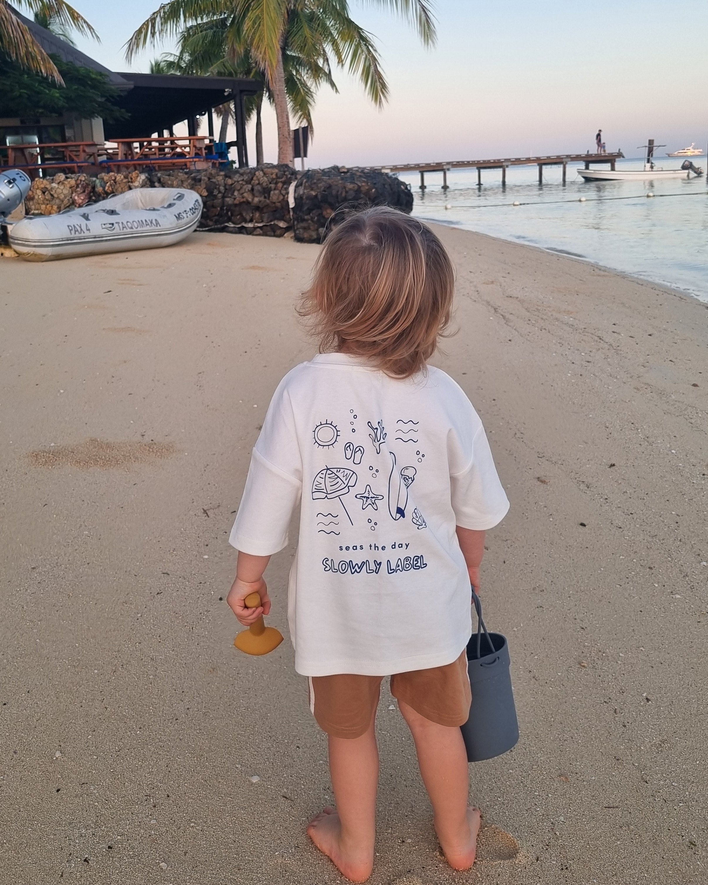 Seas The Day Tee - Ocean