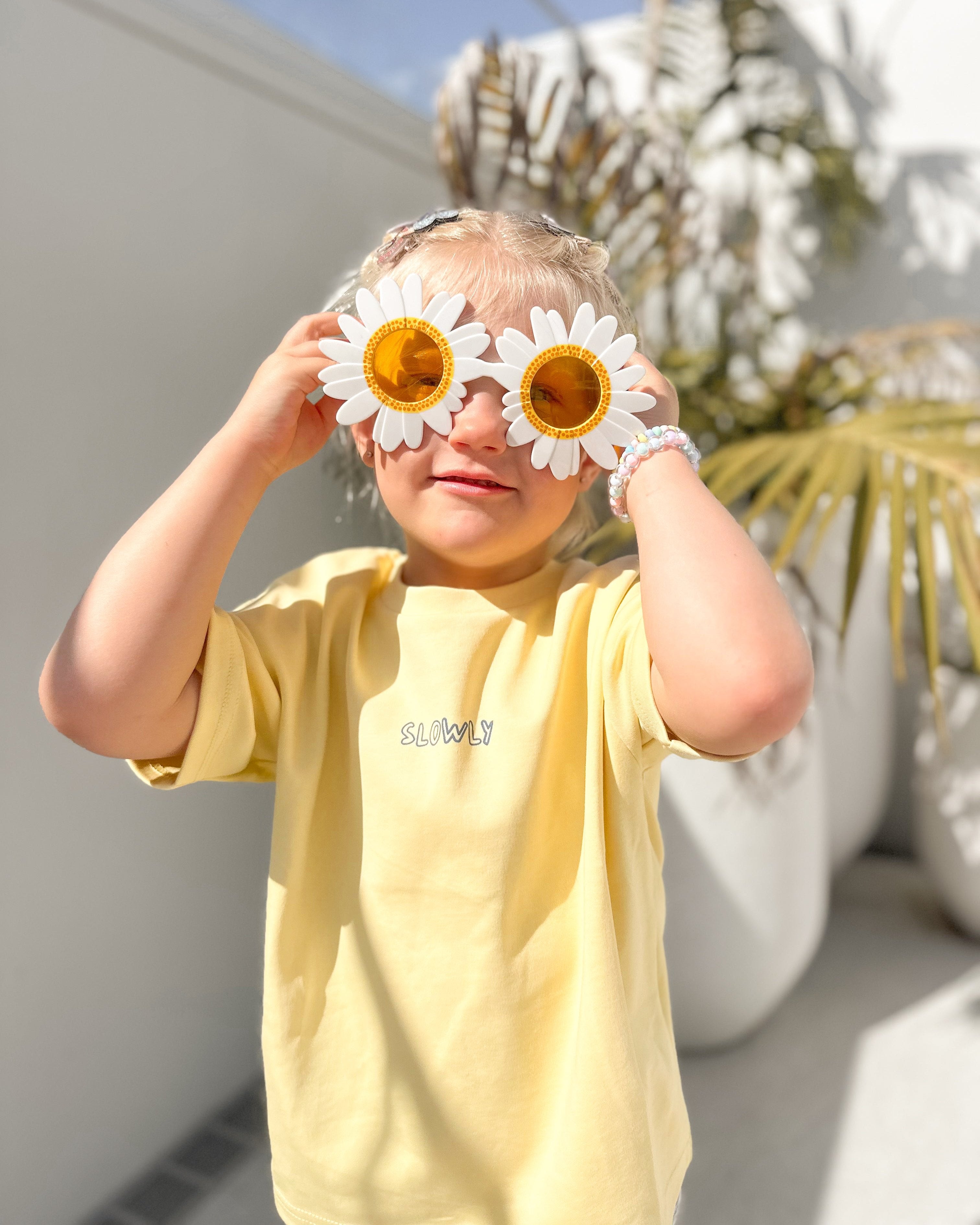 Seas The Day Tee - Lemon