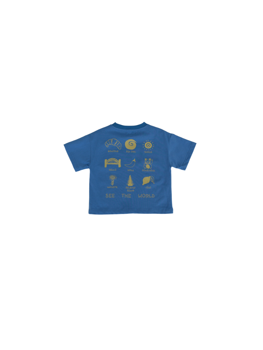 See The World Tee - Blue (Restock coming soon)