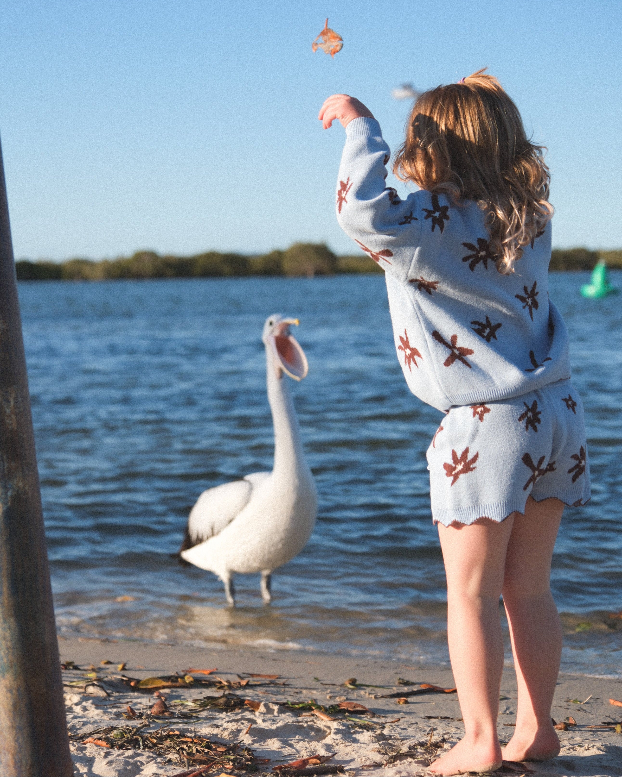 Nordic Bloom Knit Short