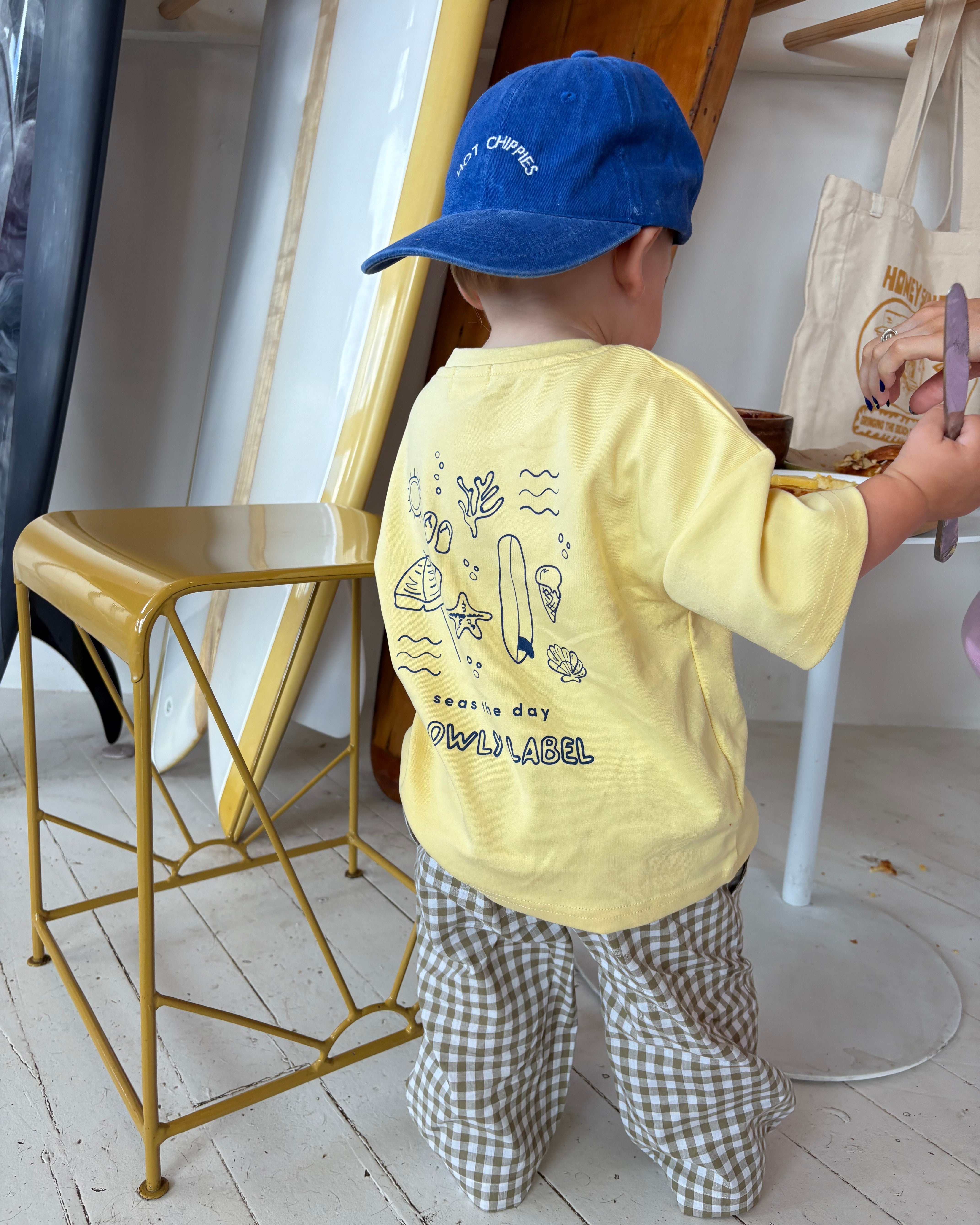 Seas The Day Tee - Lemon