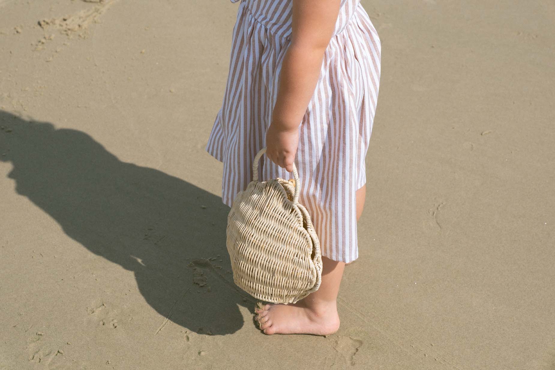Ziggy Dress - Sand Stripe