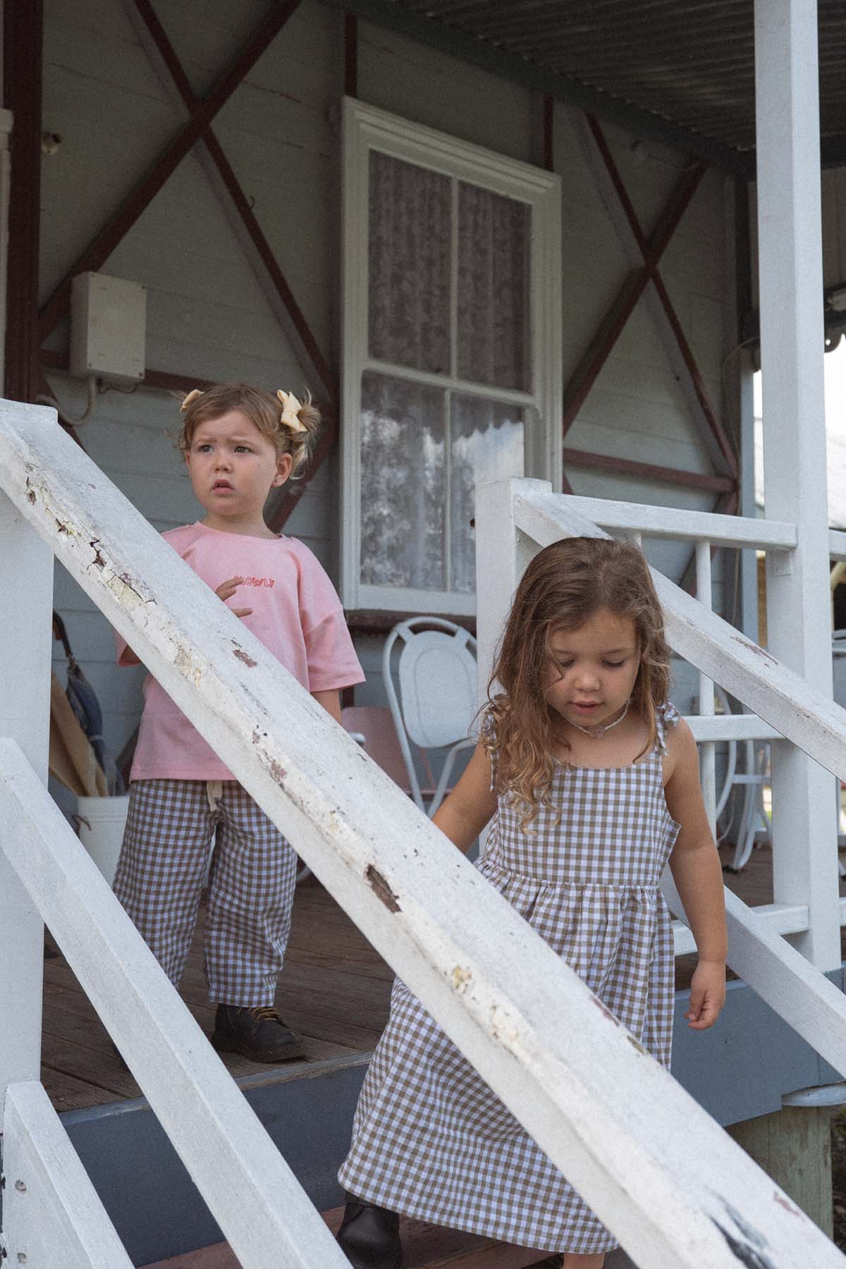 Ria Dress - Matcha Check