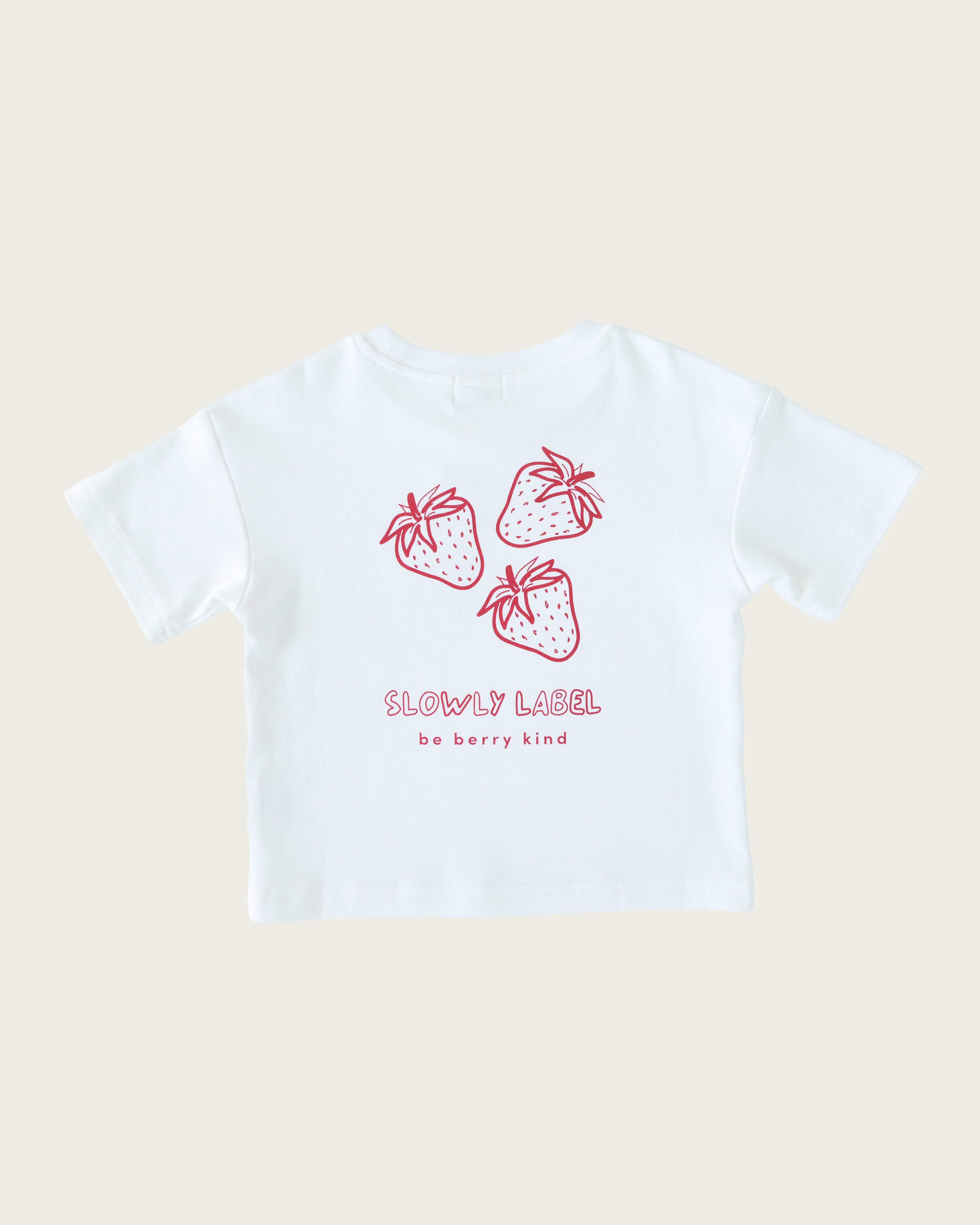 Berry Kind Tee - Strawberry