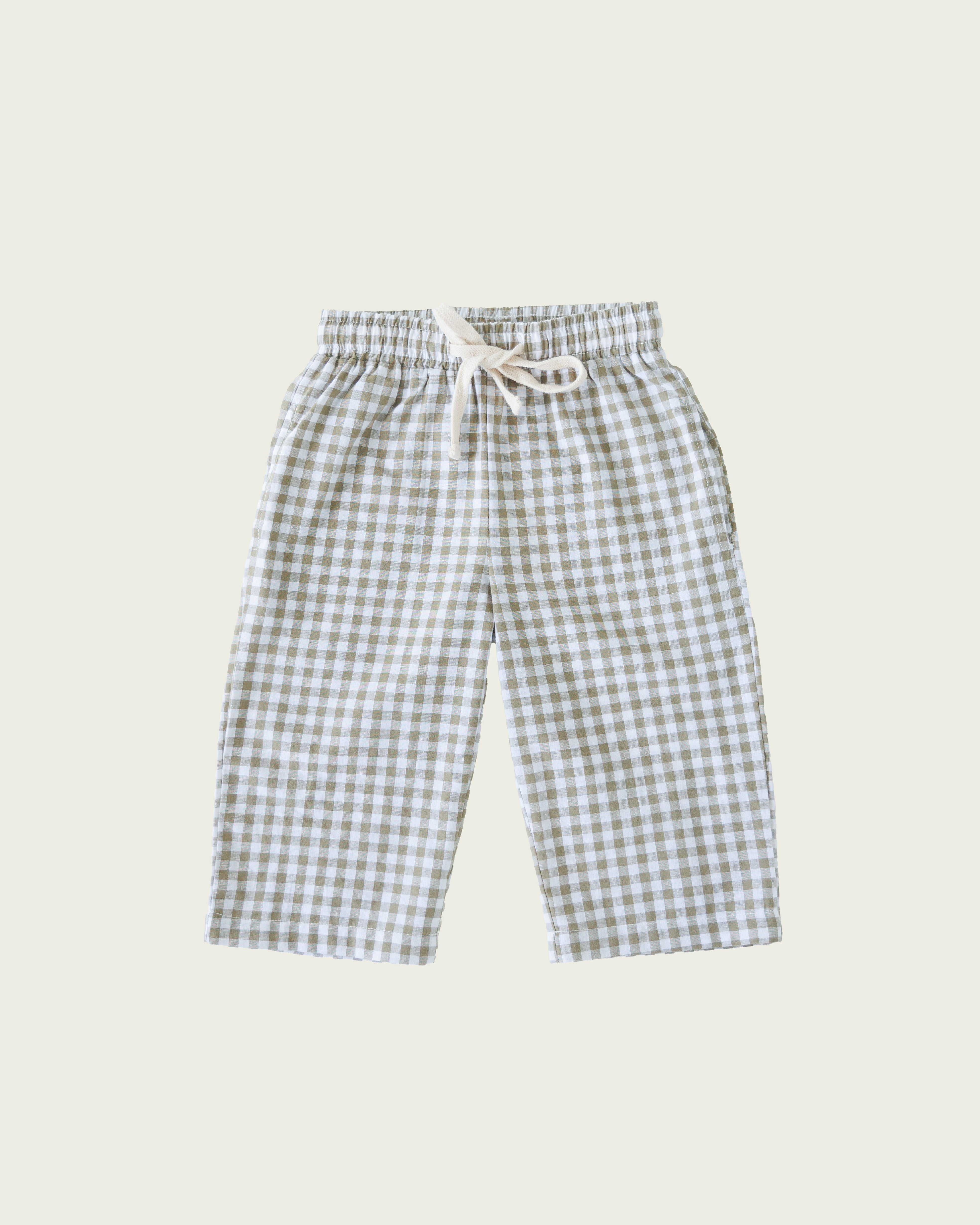 Rylee Pant - Matcha Check