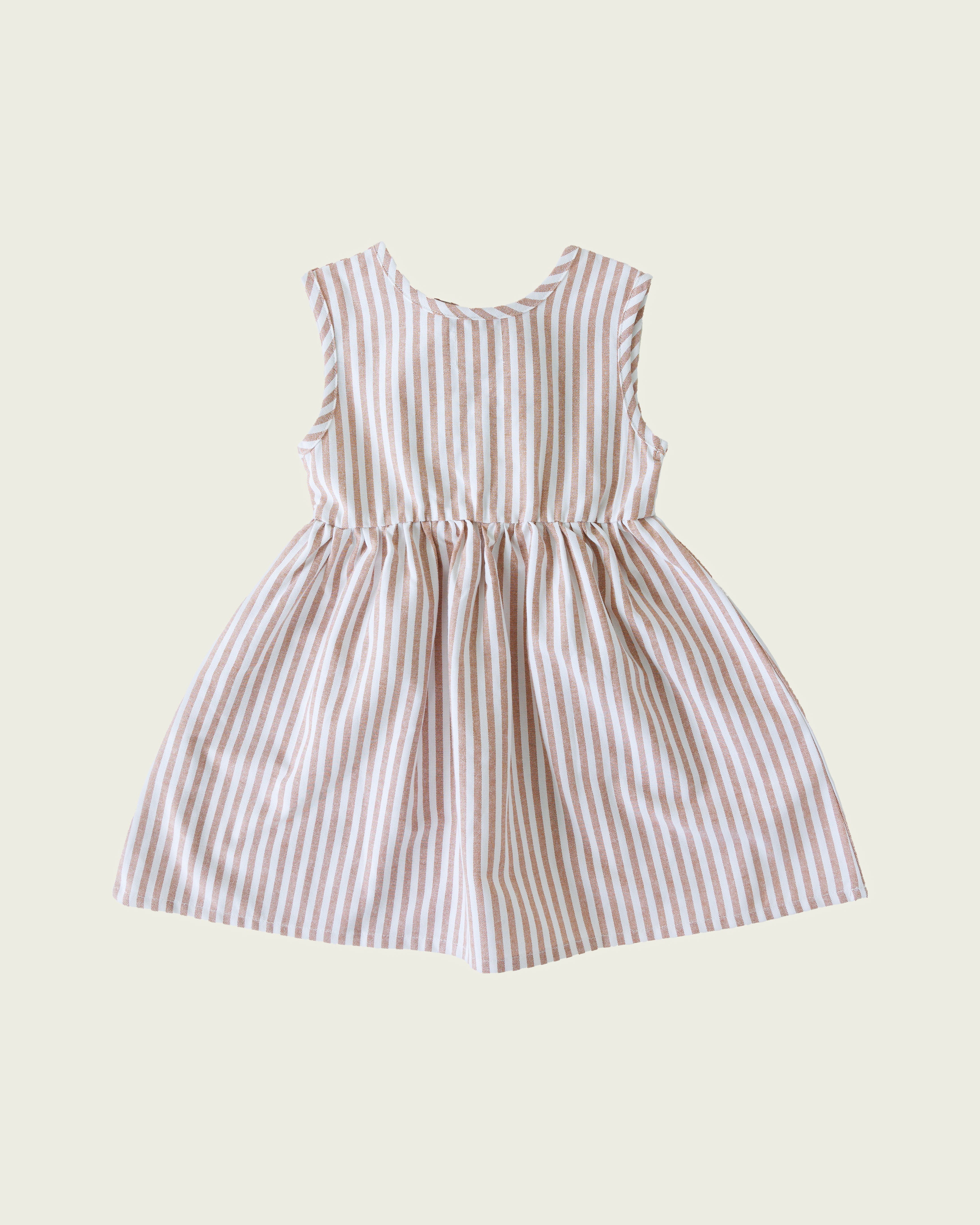 Ziggy Dress - Sand Stripe