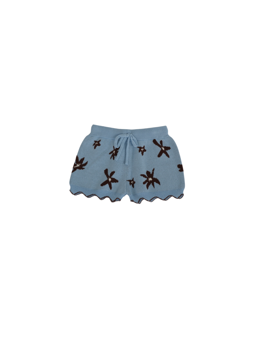 Nordic Bloom Knit Short
