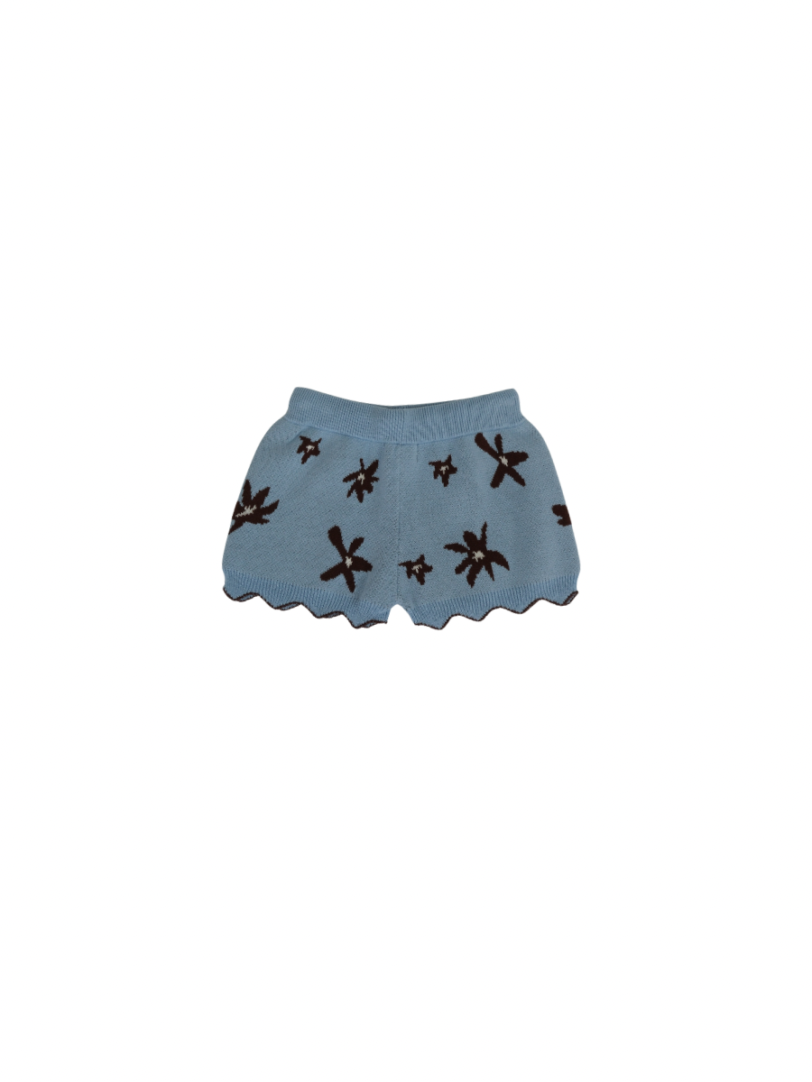 Nordic Bloom Knit Short